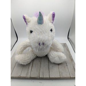 Homerbest White Unicorn 15" Toy Plush Chenille Fabric Soft